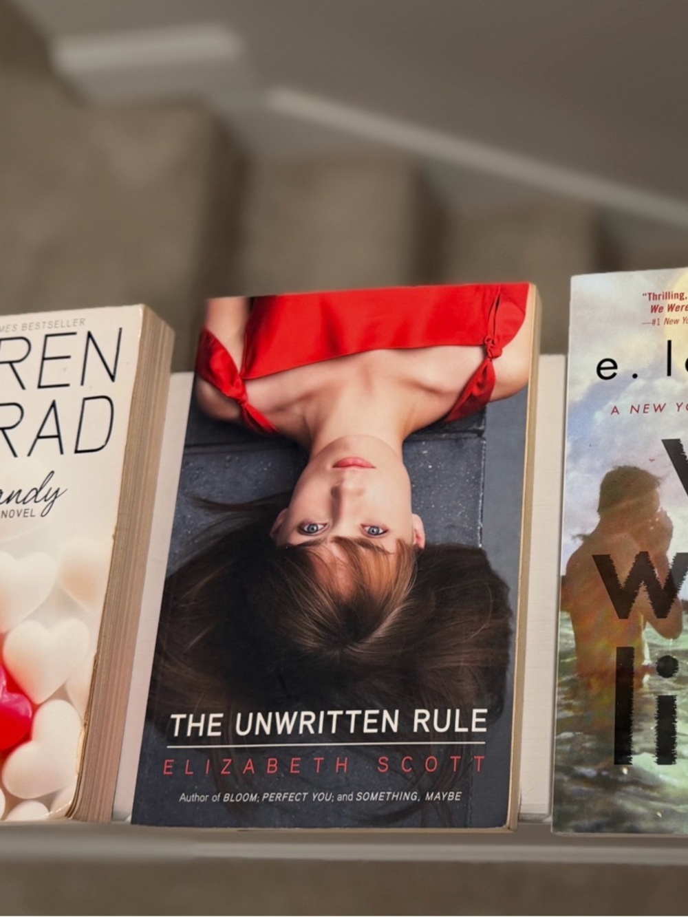 The Unwritten Rule by Elizabeth Scott - Paperback Novel